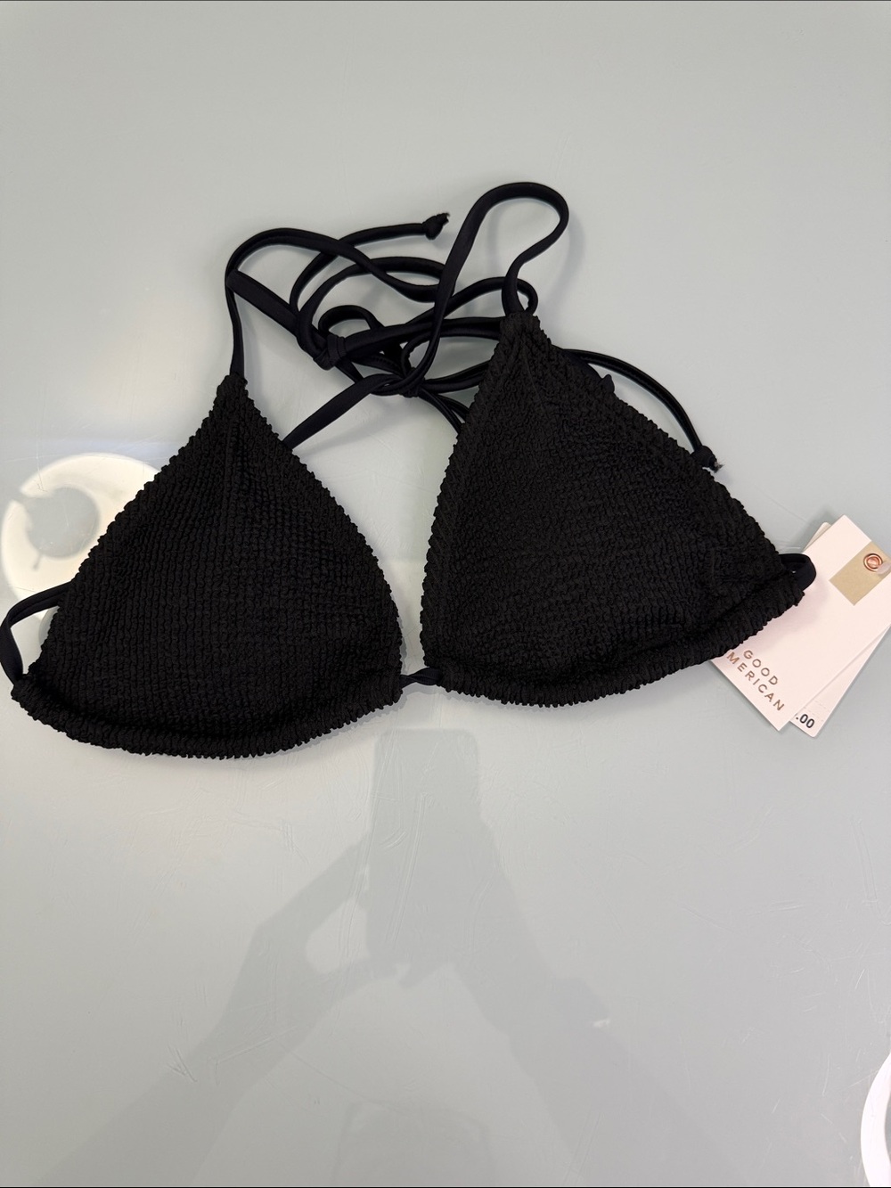 NWT Good American Bikini Top